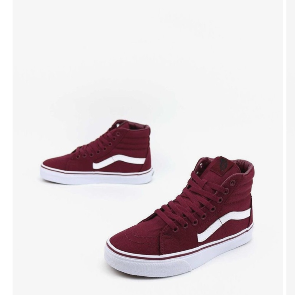 Women’s Burgundy Vans size 6.5